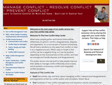 Tablet Screenshot of conflict911.com